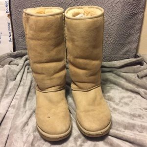 UGG Tall Sand Suede Boot- Open to Reasonable Offer